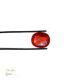 Natural Red-Orange Sapphire – Certified by GIA | 5.18 Carats | Report No. 6485353710